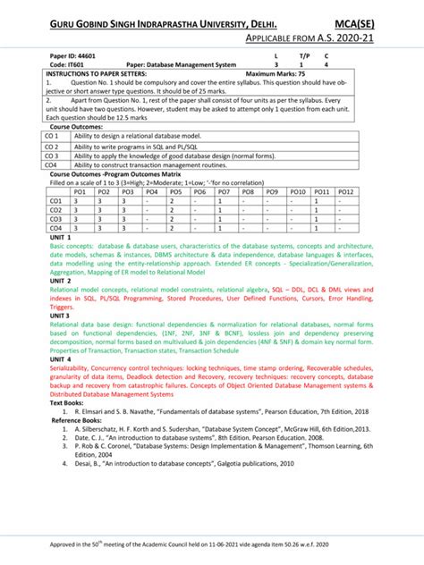 Image result for Database Management System in 5th Sem Syllabus