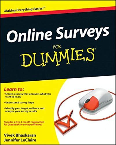 Buy Online Surveys For Dummies® (For Dummies Series) Book Online at Low ...