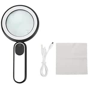 parmarth.ecom Rechargeable Magnifying Glass with Light 10X Handheld ...
