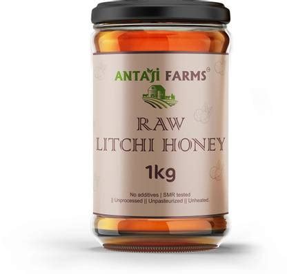 ANTAJI FARMS Unpasteurized SMR tested Raw Litchi Honey( Pack of1,1Kg ...