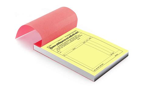 Print or Buy Online Single Page Bill Book 12th or 1/12 size or 4 X 6.75 ...