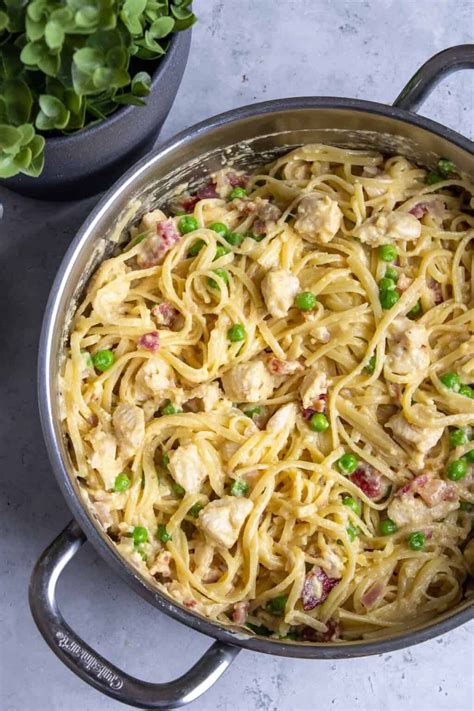 Easy chicken carbonara – Artofit
