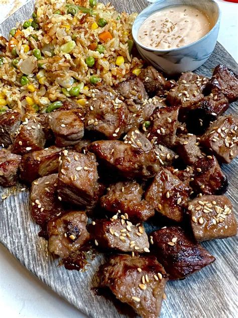 Easy Hibachi Steak and Fried Rice - Hungry Happens