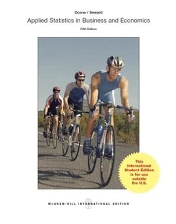 Buy Applied Statistics in Business and Economics (COLLEGE IE OVERRUNS ...
