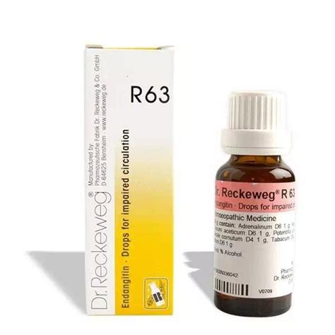 Buy DR RECKEWEG R 63 IMPAIRED CIRCULATION 22 ML RECKEWEG Online at Low ...