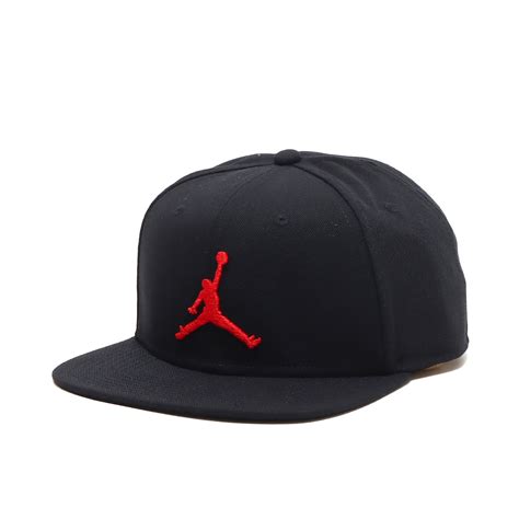 JORDAN BRAND JORDAN PRO JUMPMAN SNAPBACK BLACK/BLACK/BLACK/GYM RED 23SU ...