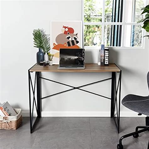 FurnitureR Folding Computer Desk Table for Small India | Ubuy