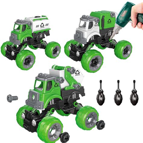 STEM Monster Trucks Take Apart Toys for Boys 3 4 5 Year Old,Building ...