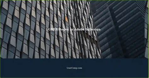 Grep InDesign 的图像结果