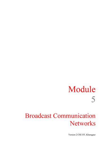 WLANs - wireless LAN - Module 5 Broadcast Communication Networks Lesson ...