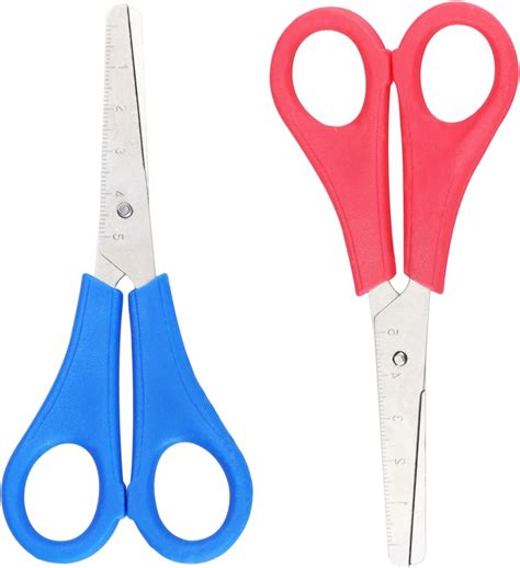 Childrens Kids Safety Scissors 5 inch 130mm : Amazon.co.uk: Stationery ...
