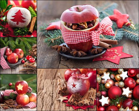 圣诞苹果调料品摄影高清图片 - 爱图网设计图片素材下载