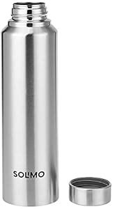 Amazon Brand - Solimo Stainless Steel Water Bottle | 1 L | Spill-Proof ...