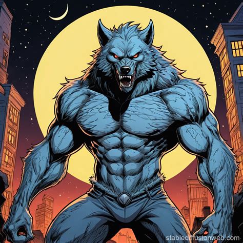 cartoon style werewolf art Prompts | Stable Diffusion Online