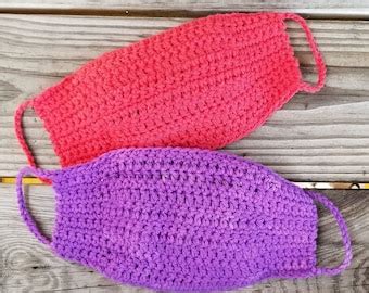 Buy Crochet Face Mask With Shell Stitch Pdf Pattern Crochetlyn Online ...
