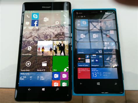 Size Comparison: Lumia 950 XL vs the Lumia 640, 640 XL, 920 and 1520 ...