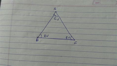 draw any triangle and name it's three angles and the three sides ...