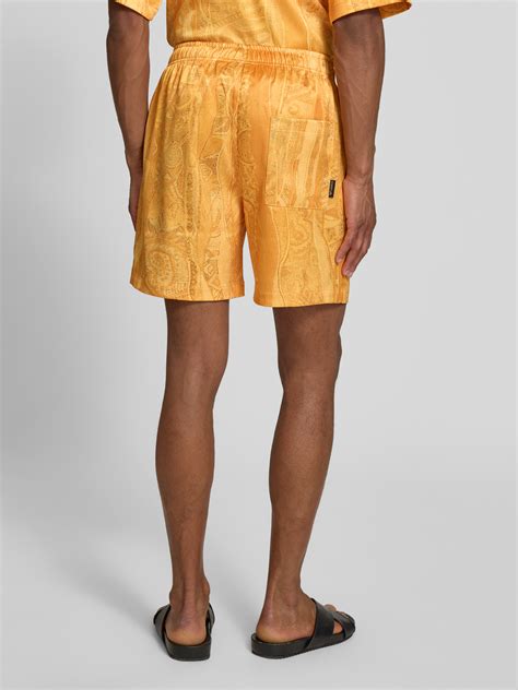 COLUCCI Straight Fit Shorts mit elastischem Bund Modell 'Resort' (gelb ...