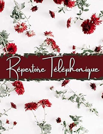 Amazon.in: Buy Répertoire téléphonique alphabétique: Format A4 | Carnet ...