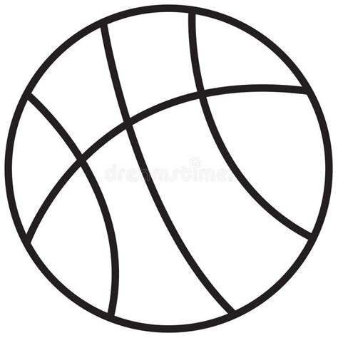 Basketball Simple Line Drawing 的图像结果