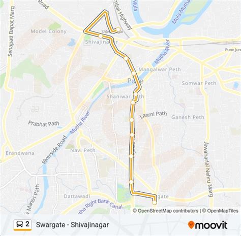 2 Route: Schedules, Stops & Maps - Shivaji Nagar (Updated)