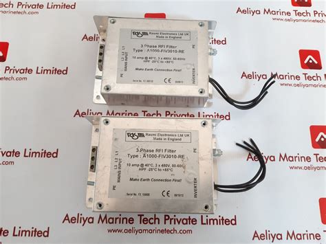 Rasmi a1000-fiv3010-re 3 phase rfi filter – Aeliya Marine Tech