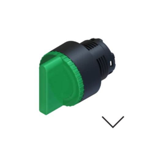 RS PRO | RS PRO 2 Position Selector Switch Head, 22.5mm Cutout, Green ...
