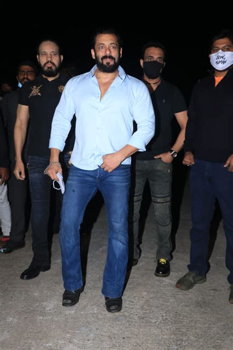 Salman Khan Wore A Pair Of Super Wide Bell Bottom Jeans With Slip-Ons ...