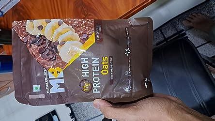 MuscleBlaze Fit High Protein Oats, 1 kg, Dark Chocolate | 22g Protein ...