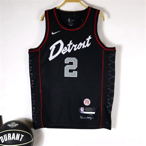 2023/24 City Masculino Camisa NBA Detroit Pistons Regata Cade ...