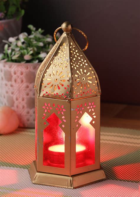 Get Antique Copper Finish Moroccan Lanterns at ₹ 1099 | LBB Shop