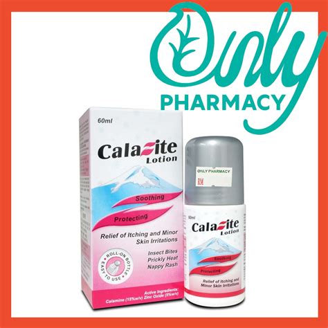 Calazite Lotion (60/120ml) - Calamine & Zinc Oxide For Itchy Skin, Rash and Bites | Shopee Malaysia