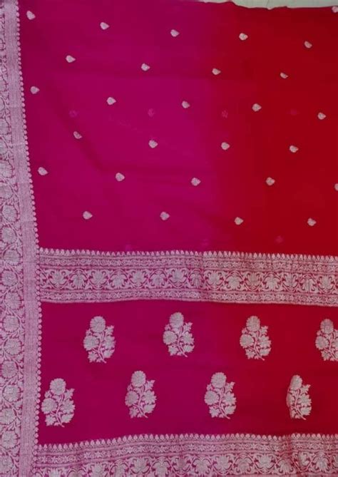 Legacy Of Khaddi Chiffon Handloom Banarasi Saree – Monamaar