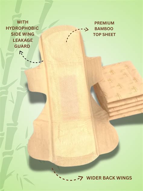Graciss natural Sanitary Napkins for Women bamboo |DAY Pads|Heavy Flow