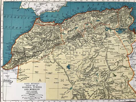 Antique maps algeria – Artofit