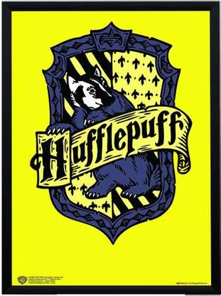 WB Official Licensed Harry Potter Hufflepuff House Poster A4 Frame ...