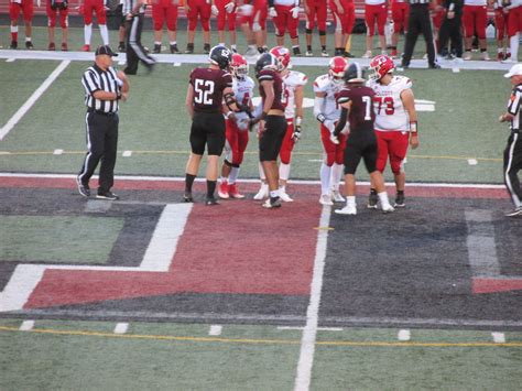 Connecticut high school football game between Wolcott and Torrington.