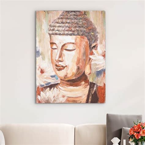 Buy Artistry Canvas Buddha Picture Frame - 90x120cm from Home Centre at ...