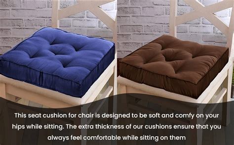 Kuber Industries Geometric Seamless Pattern Microfiber Square Chair Pad ...