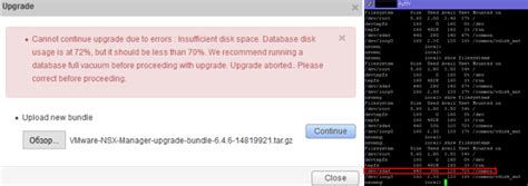 Insufficient disk space during NSX-V upgrade | VM Admin ...