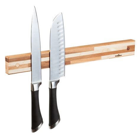 Oak Magnetic Wall Knife Holder (Classic Collection) - Heirloom Products®