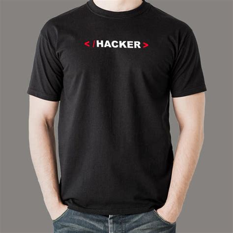 Hacker And Cyber Security Coding And Profession T-shirts For Men India ...
