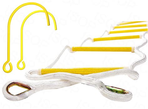 Buy ISOP Fire Escape Ladder for Second Story Windows 13ft Weather ...