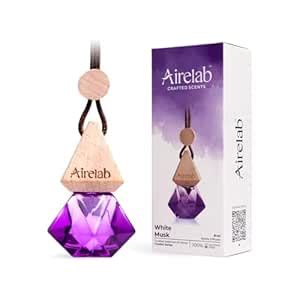 Airelab Premium Car Perfume Hanging Pod (8 ml) | White Musk Fragrance ...