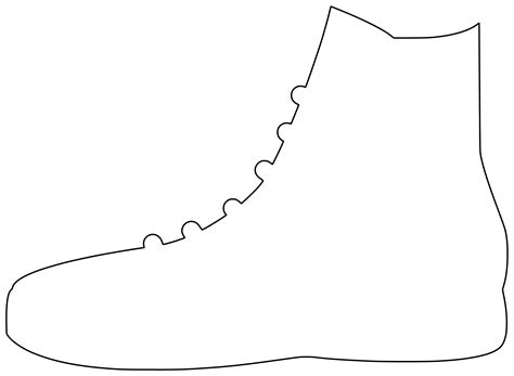 Shape of Sneaker | Free Printable Papercraft Templates