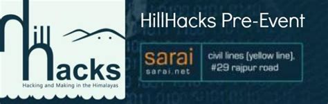HillHacks Pre-Event