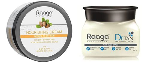 Raaga Professional Nourishing Cream, With Shea Butter,50gm & De-Tan Tan ...