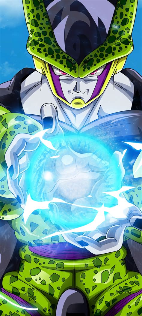 Anime Dragon Ball Z, Cell (Dragon Ball), 1440x3200 Phone HD Wallpaper