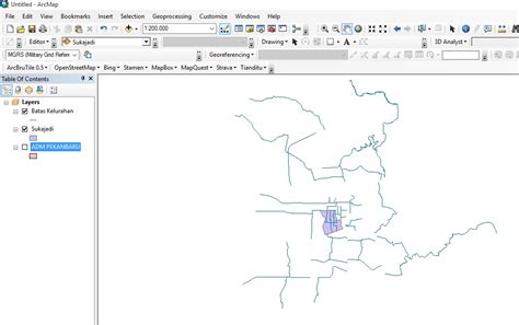 ArcMap File Clip Shapefile 的图像结果