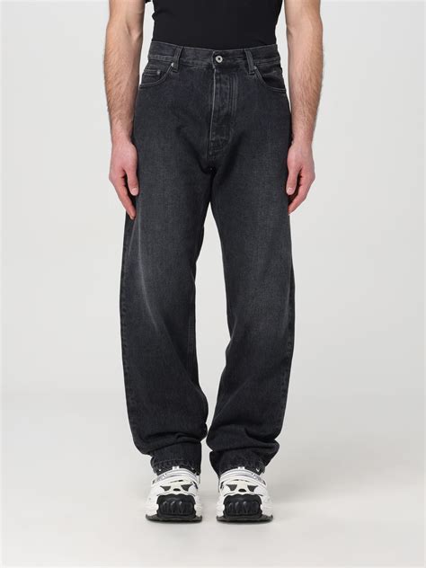 Off-White Outlet: Jeans men - Black | Off-White jeans OMYA177C99DEN001 ...